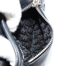 Christian Dior Shoulder Bag Leather Black Silver Auth yk20491SM-25