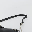 Christian Dior Shoulder Bag Leather Black Silver Auth yk20491SM-8