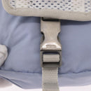 PRADA Sports Line Shoulder Bag Nylon Blue Silver Auth yk20492A-18