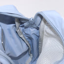 PRADA Sports Line Shoulder Bag Nylon Blue Silver Auth yk20492A-21