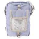 PRADA Sports Line Shoulder Bag Nylon Blue Silver Auth yk20492A-2