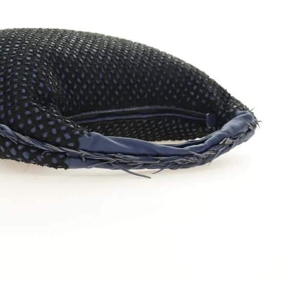 BOTTEGA VENETA INTRECCIATO Hobo Shoulder Bag Leather Navy Auth yk20494SAV