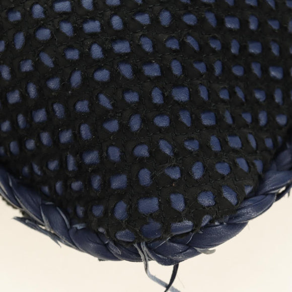 BOTTEGA VENETA INTRECCIATO Hobo Shoulder Bag Leather Navy Auth yk20494SAV