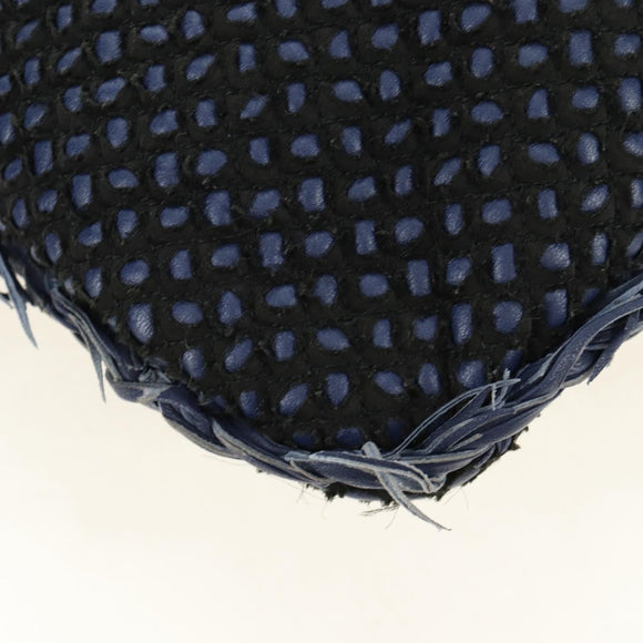BOTTEGA VENETA INTRECCIATO Hobo Shoulder Bag Leather Navy Auth yk20494SAV