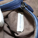 BOTTEGA VENETA INTRECCIATO Hobo Shoulder Bag Leather Navy Auth yk20494SAV-12