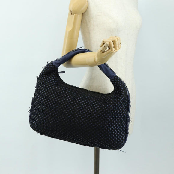 BOTTEGA VENETA INTRECCIATO Hobo Shoulder Bag Leather Navy Auth yk20494SAV