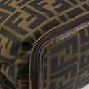 FENDI Zucca Canvas Tote Bag Black Brown gold Auth yk20496A-16