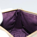 Miu Miu Hand Bag Leather Gray Gold Auth yk20498A-20