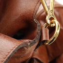 Miu Miu Hand Bag Leather 2way Brown Gold Auth yk20499SAM-30