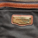 Miu Miu Hand Bag Leather 2way Brown Gold Auth yk20500SAM-25