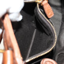Miu Miu Hand Bag Leather 2way Brown Gold Auth yk20500SAM-29