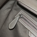 CELINE Luggage Mini Shopper Hand Bag Leather Gray Silver Auth yk20501SAM-25