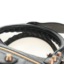 BALENCIAGA The Giant City Bag Leer 2way Zwart Goud 281770 Auth yk20502SAM-14