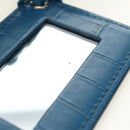 BALENCIAGA Classic Mini City Bag Embossed leather Blue 300295 Auth yk20503SAM-18