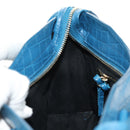 BALENCIAGA Classic Mini City Bag Embossed leather Blue 300295 Auth yk20503SAM-25