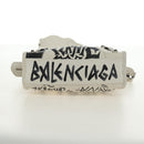 BALENCIAGA Graffiti Classic Mini City Leather 2way White 300295 Auth yk20504SAM-5