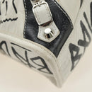 BALENCIAGA Graffiti Classic Mini City Leather 2way White 300295 Auth yk20504SAM-17