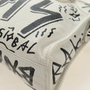 BALENCIAGA Graffiti Classic Mini City Leather 2way White 300295 Auth yk20504SAM-20