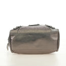 BALENCIAGA The Box Hand Bag Leather 2way Silver 145694 Auth yk20505SAM-12
