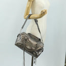 BALENCIAGA The Box Hand Bag Leather 2way Silver 145694 Auth yk20505SAM-29