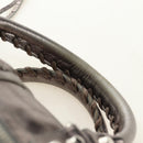 BALENCIAGA The Box Hand Bag Leather 2way Silver 145694 Auth yk20505SAM-8