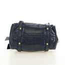 Miu Miu Hand Bag Leather 2way Navy Gold Auth yk20506SAM-5