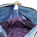 Miu Miu Hand Bag Leather 2way Navy Gold Auth yk20506SAM-23