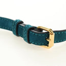 FENDI Mamma Baguette Hand Bag Suede 2way Blue Gold Auth yk20507SAM-10