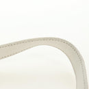 FENDI Mamma Baguette Shoulder Bag Leather White Silver Auth yk20508SAM-9