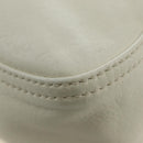 FENDI Mamma Baguette Shoulder Bag Leather White Silver Auth yk20508SAM-19