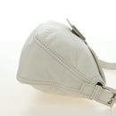 FENDI Mamma Baguette Shoulder Bag Leather White Silver Auth yk20508SAM-4