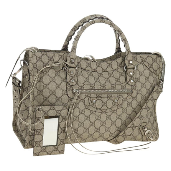 GUCCI GG Supreme Gucci The Hacker Project Balenciaga PVC 681695 Auth yk20509SM