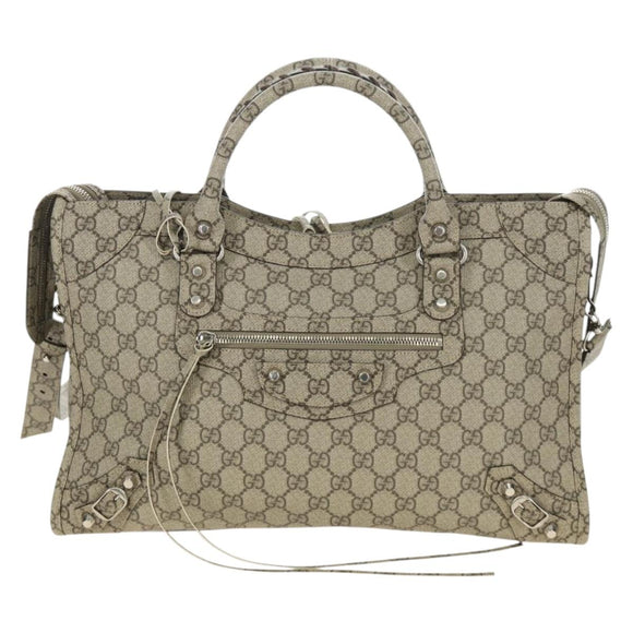 GUCCI GG Supreme Gucci The Hacker Project Balenciaga PVC 681695 Auth yk20509SM