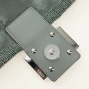 FENDI Mamma Baguette Shoulder Bag Beads 2way Green Silver Auth yk20510SM-25