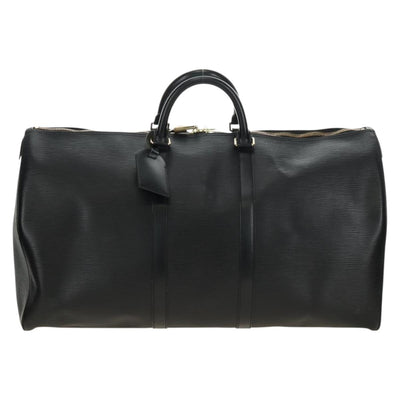 LOUIS VUITTON Epi Keepall 55 Boston Bag Noir Black M42952 LV Auth yk20511SAV - 0