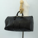 LOUIS VUITTON Epi Keepall 55 Boston Bag Noir Black M42952 LV Auth yk20511SAV-24