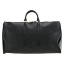 LOUIS VUITTON Epi Keepall 55 Boston Bag Noir Black M42952 LV Auth yk20511SAV-3
