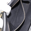 FENDI baguette Chain Shoulder Bag Leather Black Gold Auth yk20513SAV-25