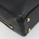 CHANEL COCO Mark Chain Hand Bag Caviar Skin Black Gold CC Auth yk20517SAV-11
