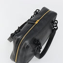 CHANEL COCO Mark Chain Hand Bag Caviar Skin Black Gold CC Auth yk20517SAV-6