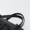 CHANEL COCO Mark Chain Hand Bag Caviar Skin Black Gold CC Auth yk20517SAV-8