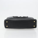 CHANEL COCO Mark Chain Hand Bag Caviar Skin Black Gold CC Auth yk20517SAV-9