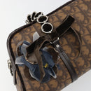 Christian Dior Trotter Canvas Romantic Chain Bag PVC Brown Auth yk20518SAV-15
