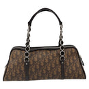 Christian Dior Trotter Canvas Romantic Chain Bag PVC Brown Auth yk20518SAV-3