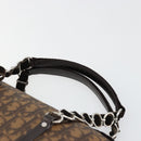 Christian Dior Trotter Canvas Romantic Chain Bag PVC Brown Auth yk20518SAV-8