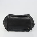 CHANEL Chain Shoulder Bag Lamb Skin Black Silver CC Auth yk20519V-9