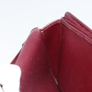 Christian Dior Shoulder Bag Leather Bordeaux Gold Auth yk20521-18
