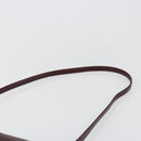 Christian Dior Shoulder Bag Leather Bordeaux Gold Auth yk20521-8