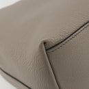 PRADA Shoulder Bag Leather Gray Gold 1BC051 Auth yk20522SAV-16