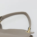 PRADA Shoulder Bag Leather Gray Gold 1BC051 Auth yk20522SAV-8